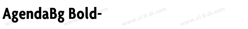 AgendaBg Bold字体转换 AgendaBg Bold字体转换